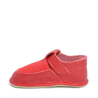 Pantofi Barefoot copii Bebe, rosu, Magical Shoes- BE02R-24-Magical Shoes-