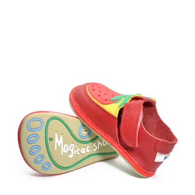 Pantofi Barefoot copii Gaga, capsuna, Magical Shoes- GA4RS-24-Magical Shoes-