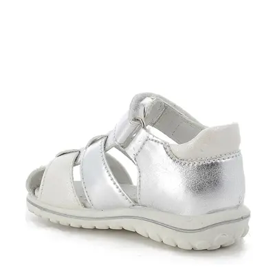 Sandale cu scai primii pasi, argintiu alb, Primigi- 7375322-21-Primigi-
