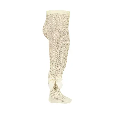 Dres bumbac crosetat cu funda, alb unt, Condor- 2.530/1-6-610-Condor-Bumbac
