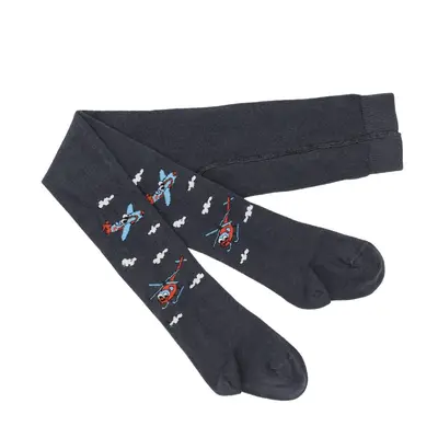 Dresuri din bumbac si elastan, elicopter, gri inchis, Ciserom- 649-13-19-22-CISEROM-