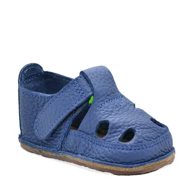 Sandale copii cu scai și talpă flexibilă de cauciuc, bleumarin- RO-13-Bleumarin-19-By Pebebe-