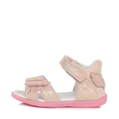Sandale fete din piele naturala, baby pink, D.D.Step- G075-329A-21-D.D. Step-