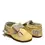 Sandale galbene din piele moale cu fundita gri_PL002-galben-29_Pebebe