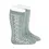 Sosete bumbac, crosetate, verde uscat_2.518/2-4-756_Pebebe