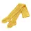 Dres din bumbac cu model lateral crosetat, mustar, Condor_2.591/1-6-629_Pebebe