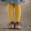Dres din bumbac, model cu dungi, galben, Condor_2.016/1-6-630_Pebebe
