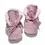 Cizme din piele intoarsa, cu talpa din piele, imblanite, roz, Babice_NBW-106/16-17_Pebebe