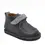 Pantofi din piele naturala pentru copii, talpa cauciuc, scai, Bubu, negru_RO-110-negru-17_Pebebe