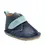 Ghete barefoot copii, primii pasi, piele naturala, talpa flexibila, bleumarin bleu_RO-104-6-24_Pebebe