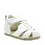 Sandale copii, barefoot, primii pasi, piele naturala, talpa flexibila, inchidere cu scai, alb_RO-100-7-20_Pebebe