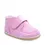 Ghete barefoot din piele naturala pentru copii, primii pasi, inchidere cu scai si talpa din flexibila, roz lila_RO-14-2-23_Pebebe