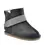 Cizme din piele pentru copii, talpa flexibila, imblanite, negru_RO-106-negru-17_Pebebe