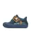 Pantofi din piele naturala, baieti, barefoot, albastru, tigru, D.D.Step_S073-41369-20_Pebebe