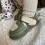 Pantofi barefoot, primii pasi, piele naturala, talpa flexibila, verde, ursulet, Greer_Ari-004-17_Pebebe