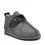 Ghete barefoot copii, piele naturala, talpa flexibila, gri cu bareta neagra_RO-104-11-17_Pebebe