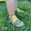 Sandale barefoot, primii pasi, piele naturala, talpa flexibila, verde uscat, galben, Kane_Ari-100-9-16_Pebebe