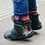 Ghete baieti barefoot, piele naturala, captusite, verde smarald, dinozaur, D.D.Step_W070-42838A-20_Pebebe
