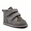Ghete copii Barefoot, primii pasi, piele naturala, captuseala din blana, talpa felxibila, khaki, Stuy_RO-115-6-24_Pebebe
