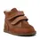 Ghete copii Barefoot, piele naturala, captuseala din blana, talpa felxibila, maro cognac, Stuy_RO-115-3-17_Pebebe