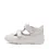 Pantofi D.D.Step copii, barefoot, piele naturala, decupati, primii pași, alb_H077-51734E-21_Pebebe
