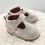 Pantofi barefoot fete, talpa flexibila, decupati, crem, Bamby_RO-501-1-22_Pebebe