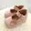 Pantofi din piele naturala, talpa flexibila, decupati, roz, Sara_RO-401-1-18_Pebebe
