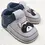 Pantofi primii pasi din piele naturala pentru copii, barefoot, talpa flexibila, model cu raton_RO-16-2-24_Pebebe