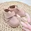 Pantofi primii pasi fete, piele naturala, barefoot, talpa flexibila, culoare roz, Smiley_RO-500-1-22_Pebebe