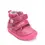Ghete D.D Step fete, piele naturala, talpa flexibila, captuseala textila, roz inchis, flori_S071-52810B-25_Pebebe