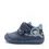 Pantofi D.D. Step baieti, piele naturala, barefoot, primii pasi, talpa fluorescenta, albastru inchis, furnicute_S070-52576-20_Pebebe