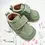 Pantofi copii, piele naturala, barefoot, primii pasi, talpa flexibila, culoare verde, Smiley_RO-500-6-22_Pebebe