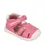 Sandale Biomecanics fete, piele naturala, talpa flexibila, protectie degete, Biogateo Casual, print roz,_252108-A378-21_Pebebe