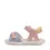 Sandale D.D. Step fete, piele naturala, varf deschis, roz,_G055-51402AM-29_Pebebe