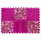 Covoras ortopedic pentru masaj Puzzle "Mix" 6 elemente, Ciupercă roz_2000000114309_Pebebe