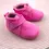 Pantofi de interior pentru copii, piele naturala, talpa din cauciuc antiderapanta, captuseala textila, fuchsia_RO-400-3-24_Pebebe