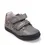 Pantofi din piele naturala, talpa flexibila, D.D Step fete, gri sidef cu inimioare_S040-52547M-25_Pebebe