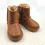 Cizme din piele pentru copii, primii pasi, talpa flexibila, imblanite, maro_RO-700-3-24_Pebebe