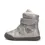 Ghete îmblănite D.D Step fete, înalte, piele naturală, talpă felxibilă, argintiu sidef_W068-52320AM-30_Pebebe