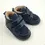 Ghete copii Barefoot, primii pasi, piele naturala, captuseala din blana, talpa felxibila, bleumarin, Stuy_RO-115-1-24_Pebebe