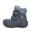 Ghete impermeabile D.D Step, captuseala din blana, Aqua-Tex, bleumarin cu print bleu_P081-52299A-27_Pebebe