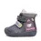 Ghete inalte din piele naturala pentru fete, D.D.Step, imblanite, gri inchis, pasare in colivie_W071-52381B-24_Pebebe