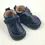Ghete barefoot pentru copii, primii pasi, piele naturala, captuseala din blana, talpa flexibila, bleumarin, Smiley_RO-600-4-22_Pebebe