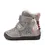 Ghete inalte imblanite D.D.Step, piele naturala, talpa flexibila si fluorsecenta, bronz, argintiu, model cu girafa_W029-52766-24_Pebebe