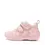 Pantofi D.D. Step fete, primii pasi, piele naturala, talpa flexibila, roz cu imprimeu flori_S015-61675A-24_Pebebe