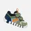 Pantofi Geox băieți, piele naturala, brant antibacterian, Geox Respira, Iupidoo, olive si bleumarin_B3555D-02214-CD3F4-18_Pebebe