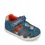 Sandale Barefoot Biomecanics Wider, Piele Naturală, Protecție Vârf - Albastru cu Pisică și Balon_262167-A556-20_Pebebe
