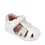 Sandale fete Barefoot Biomecanics Wider, Piele Naturala, Alb cu Imprimeu catel_262160-B050-21_Pebebe