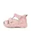 Sandale D.D. Step fete, piele naturala, roz cu imprimeu flori_G064-61994A-21_Pebebe
