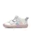Pantofi D.D.Step copii, barefoot, piele naturala, decupati, primii pași, alb sidef_H077-61288F-21_Pebebe